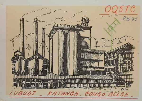 Diverse - Verzameling van 51 QSL-antwoordkaarten van Belgisch Congo, Congo, Zaïre, Katanga