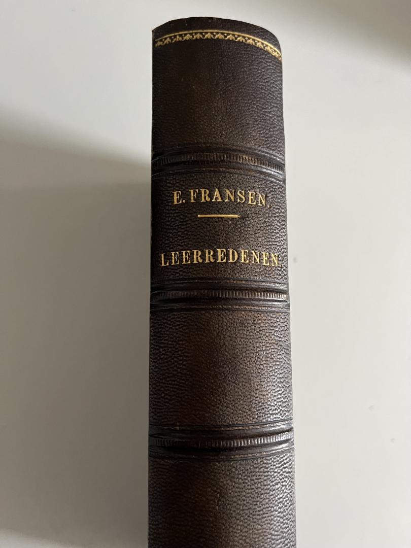 Ds E. Fransen - Leerredenen/ 6 titels in 1 boek met harde kaft