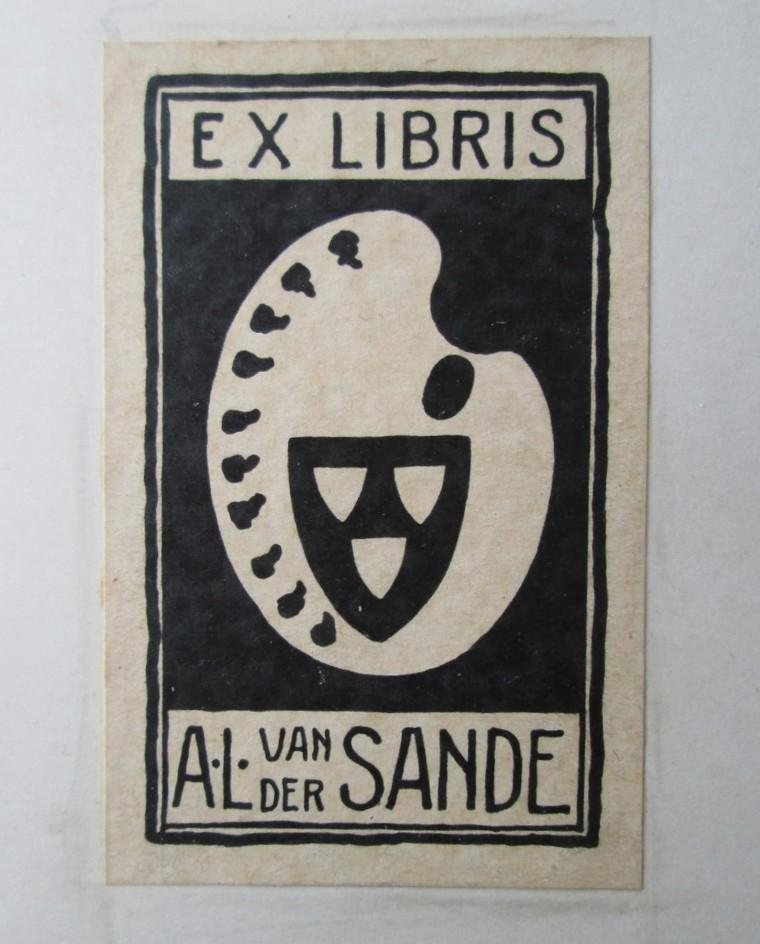 [A.L. van der Sande] - Ex Libris A.L. van der Sande