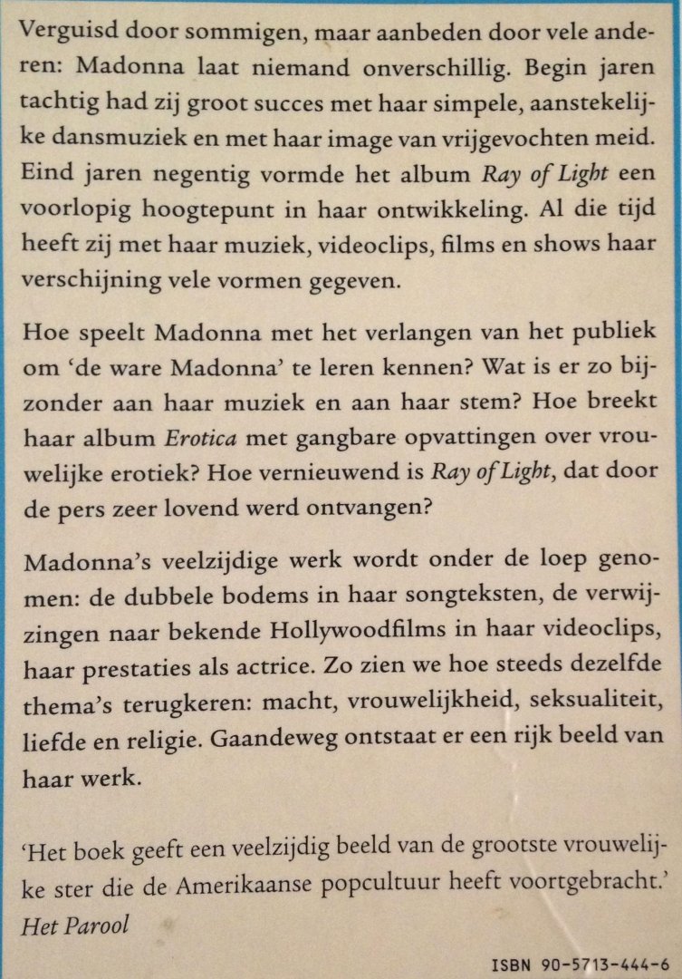 Bosma, Hannah & Patricia Pisters - Madonna - De vele gezichten van een popster