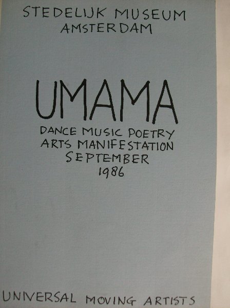 Vijlbrief, Ernst - UMAMA., -     dance./ music. / poetry./ arts./ manifestation