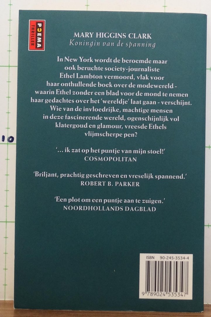 Higgins Clark, Mary - dodelijk ontwerp