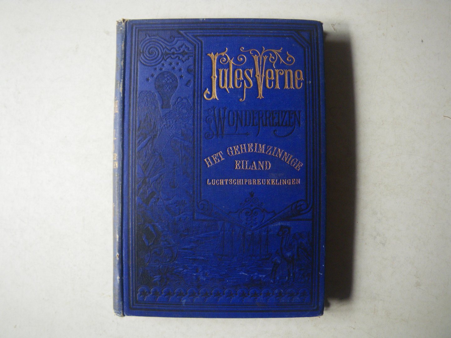 Verne, Jules - Wonderreizen: Het geheimzinnige eiland , De Luchtschipbreukelingen (naar de 20e fransche uitgave door Gerard Keller)