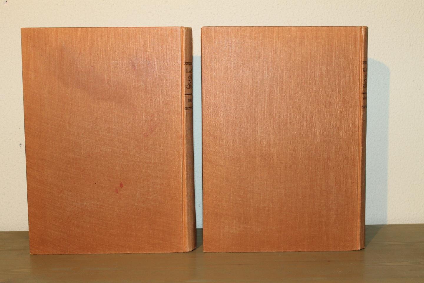 BOGENG, G. - Die grossen Bibliophilen. Geschichte der Büchersammler und ihrer Sammlungen. 3 Bände in 2 + fotokopiertes Register.