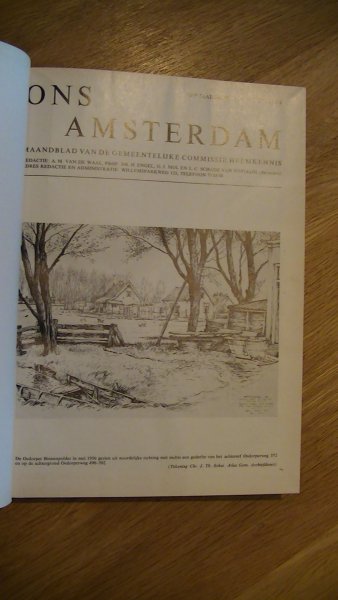 Waal, A.M. van de (Red.) / e.a. - Ons Amsterdam. Maandblad van de Gemeentelijke Commissie Heemkennis