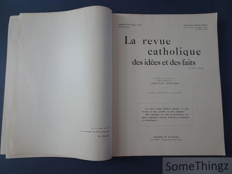 Coll. - L'assistance corporelle en Belgique. Lichamelijke bijstand in België. [La revue catholique des idées et des faits]