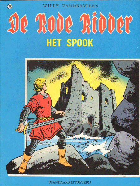 Vandersteen, Willy - Rode Ridder nr. 083, Het Spook, Blauwe reeks , geniete softcover , zeer goede staat