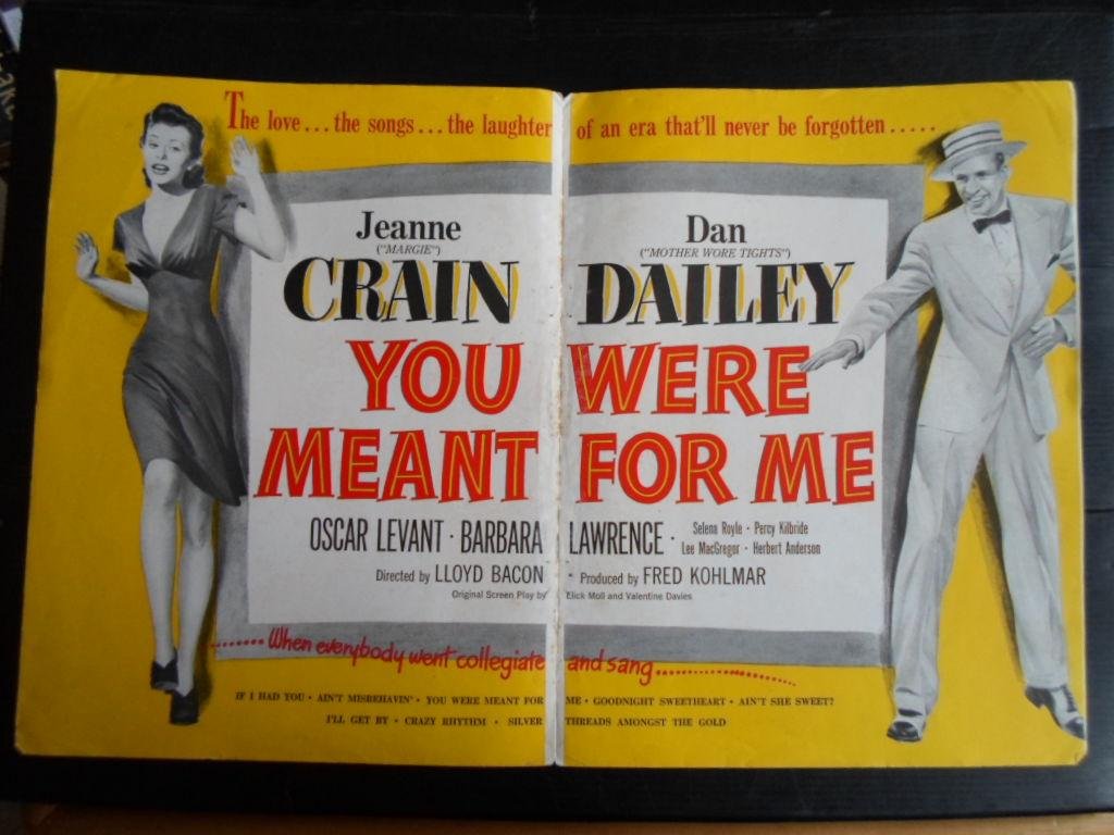  - Filmfolder You were meant for me, Lloyd Bacon