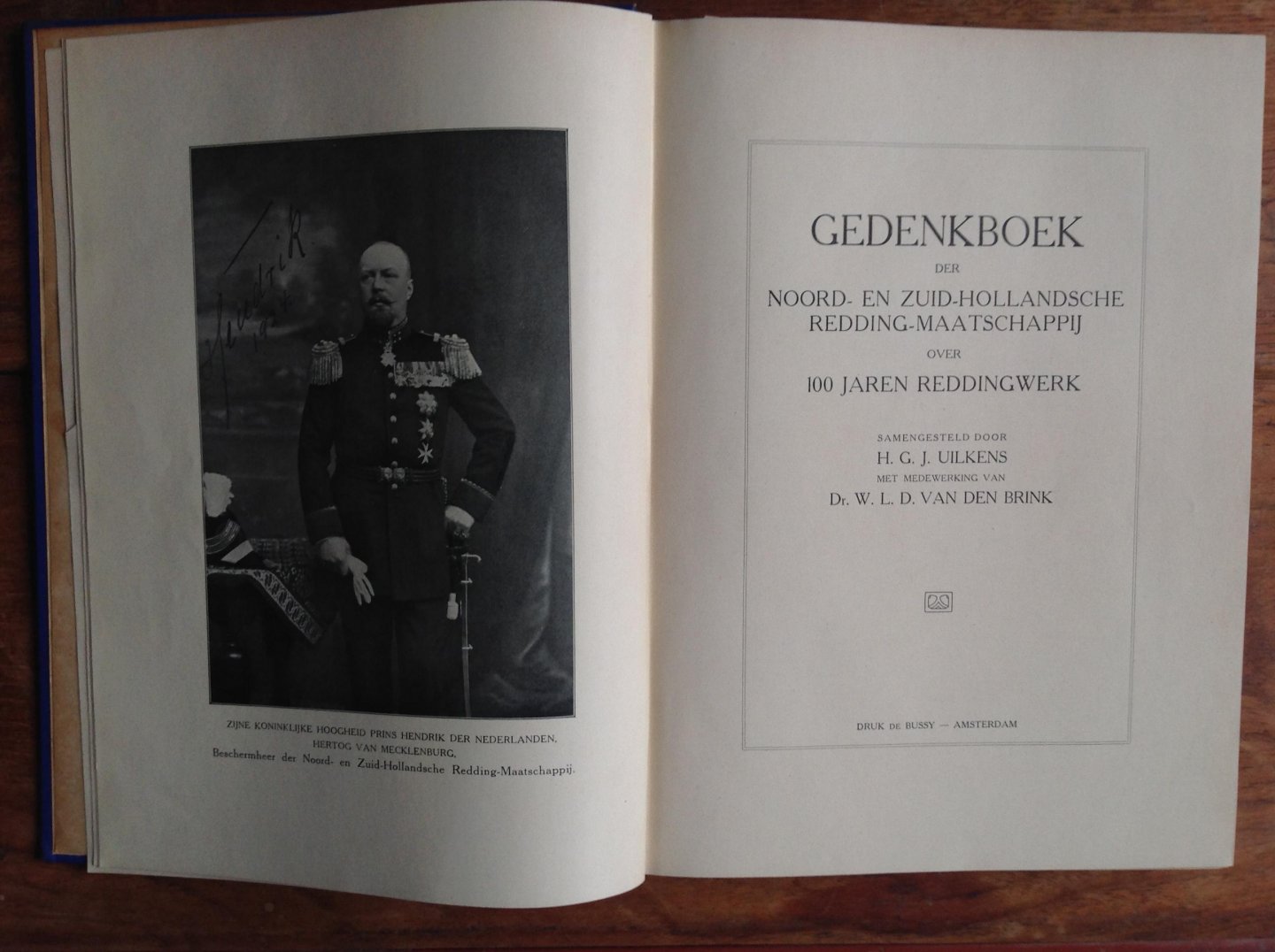 Uilkens, v.d. Brink - De Reddingboot, 1824-1924