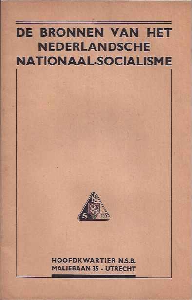  - De Bronnen van het Nationaal-Socialisme
