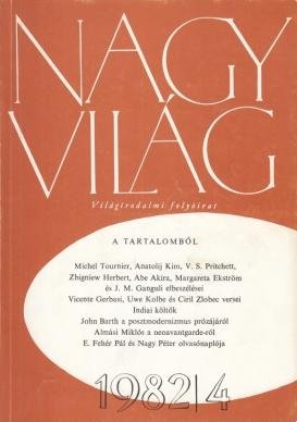 MULISCH, Harry - A határ. (In: Nagy világ. Világirodalmi folyóirat. 1982/4).
