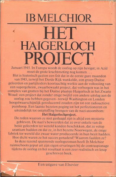 Melchior, IB .. Vertaling Willem Oorthuizen - Het Haigerloch-project - De geallieerden op de rand van de ondergang