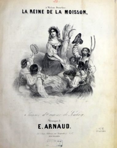 Henrion, Paul: - La reine de la moisson. Paroles de Eugene de Lonlay,
