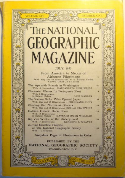 Diverse auteurs - National Geographic  1953 July. Vol.CIV - 1
