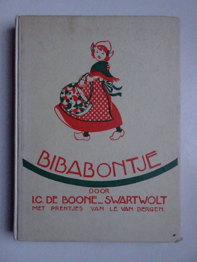 Boone-Swartwolt, I.C. de - Bibabontje; thuis en voor 't eerst naar school.
