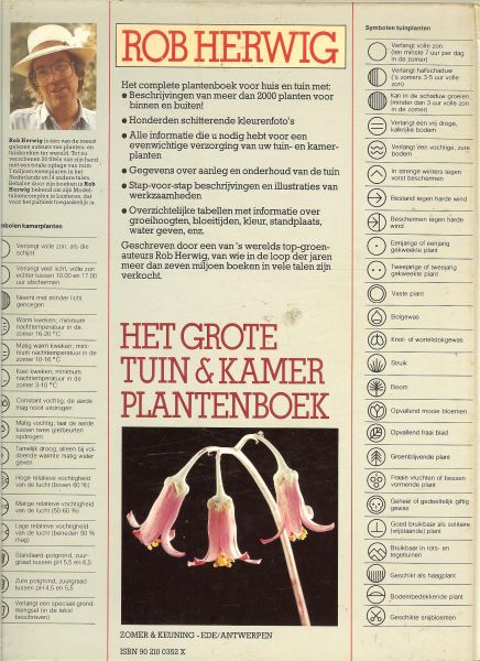 Herwig, Rob - Het grote tuin & kamer plantenboek. Toepassing en verzorging van meer dan 2000 planten