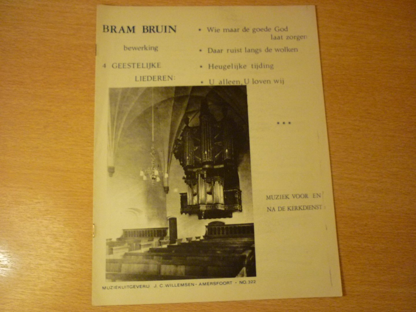 Bruin; Bram - 4 Geestrelijke Liederen; Muziek voor en na de kerkdienst