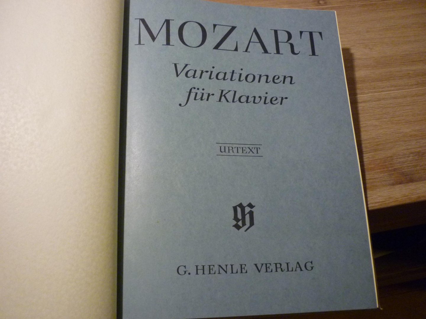 Mozart; Wolfgang Amadeus(1756–1791) - Variationen für Klavier Urtext (Urtextausgabe) (Urtext)  voor Piano; Redactie: Zimmermann E. / Lampe W. Fingersatz