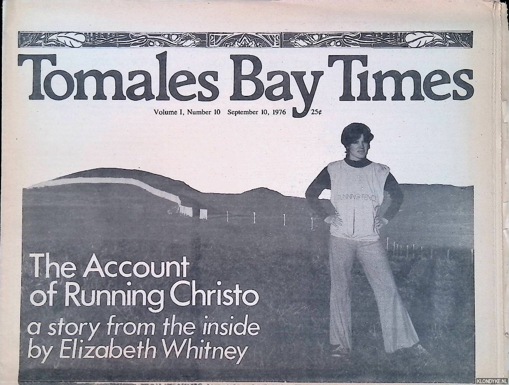 Whitney, Elizabeth - Tomales Bay Times: Volume I, Number 10 September 10, 1976