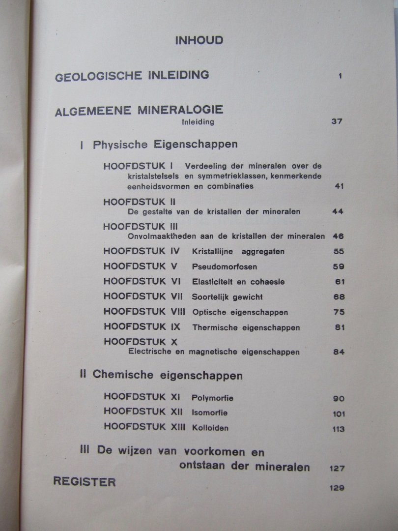 Redactie - Delfstofkunde Eerste + Tweede deel