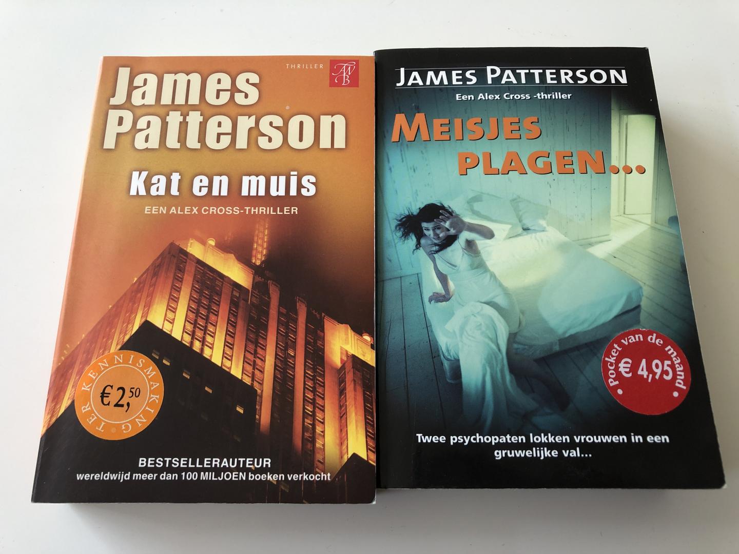 Patterson, J. - 2 boeken van Patterson; Kat en muis & Meisjes plagen