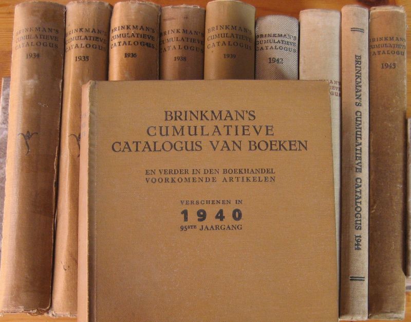 Brinkman (redaktie) - Brinkman's cumulatieve catalogus van boeken (10 delen)