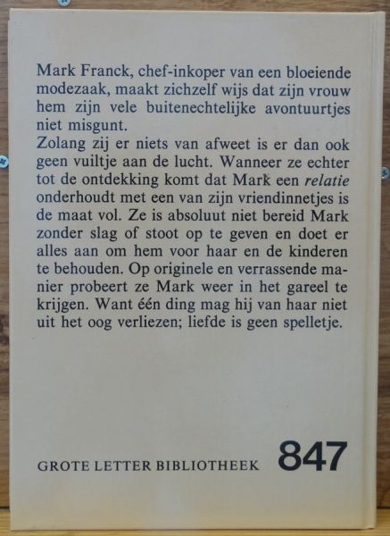 Fischer, Marie Louise - liefde is geen spelletje