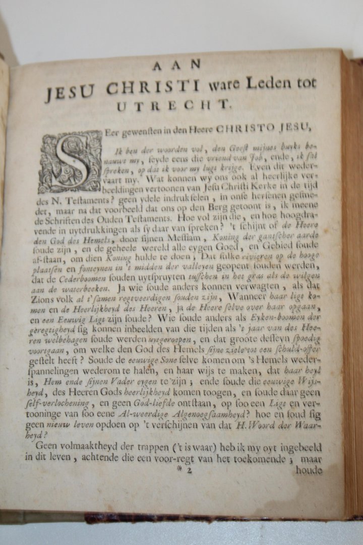 Lodensteyn, Jodocus van - J. van Lodensteyns beschouwinge van Zion: Ofte Aandagten en Opmwerkingen over den tegenwoordigen toestand van 't Gereformeerde Christen Volk. Gestelt in eenige t' Samen-spraken. WAARBIJ: Geestelyke Gedagten WAARBIJ: Predicatie over Ezech. 37:7, 8 WAA