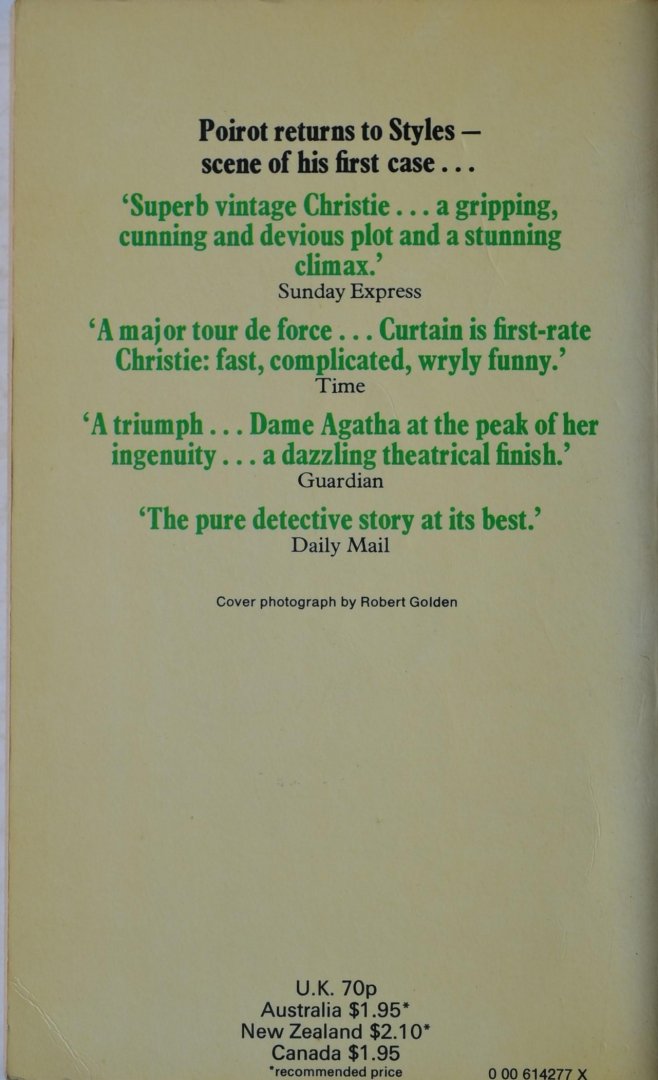 Christie, Agatha - Curtain - Poirot's last case