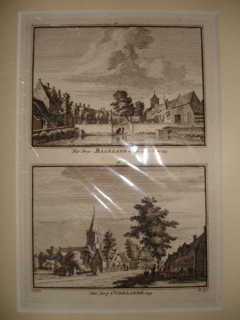 Baarland. - Het Dorp Baarland te zien uit de Vaate - Het Dorp Oudelande.