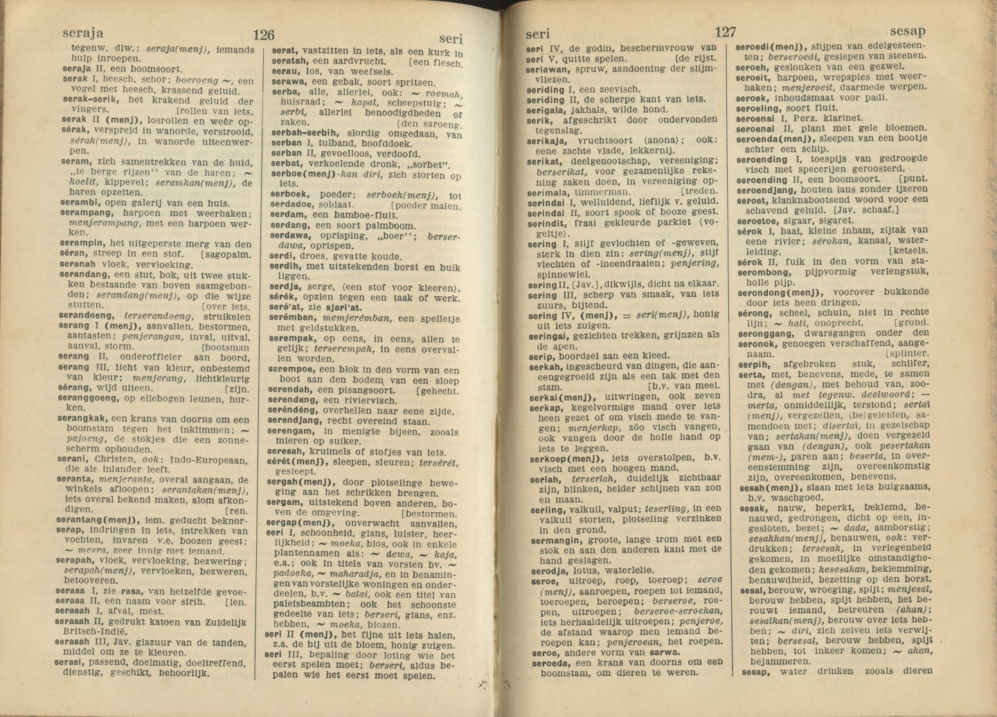 Ronkel, Ph. S. van - Maleisch woordenboek Maleiscj-Nederlandsch Nederlandsch-Maleisch