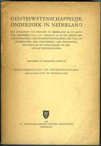  - Geesteswetenschappelijk Onderzoek in Nederland