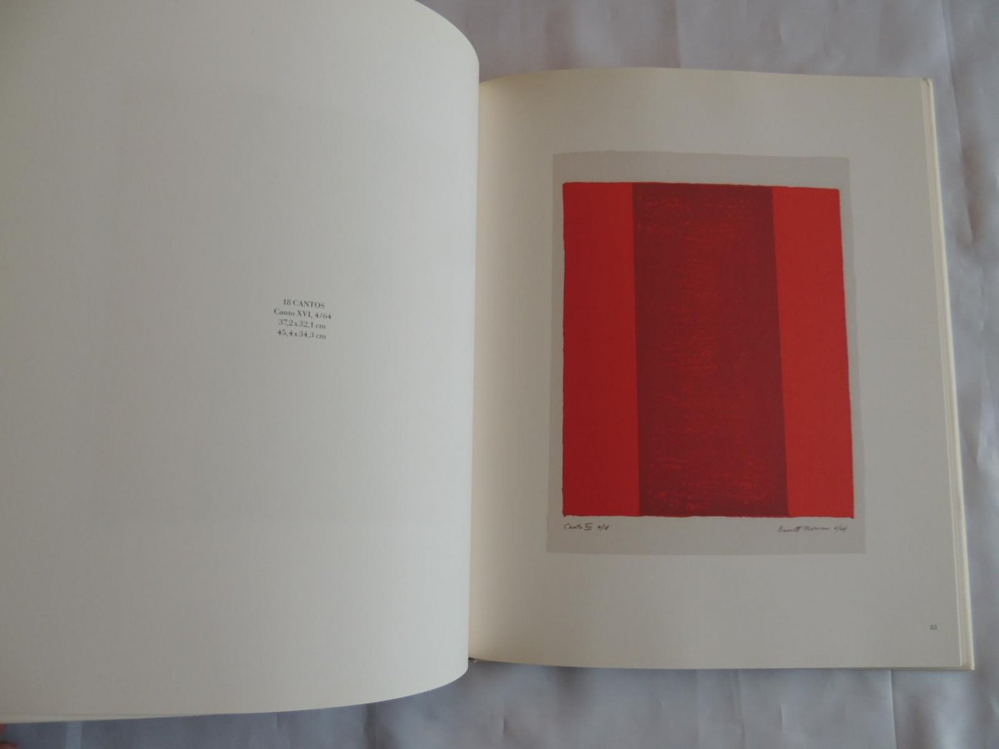 Gabriele Schor, Barnett Newman - Barnett Newman die Druckgraphik, 1961-1969