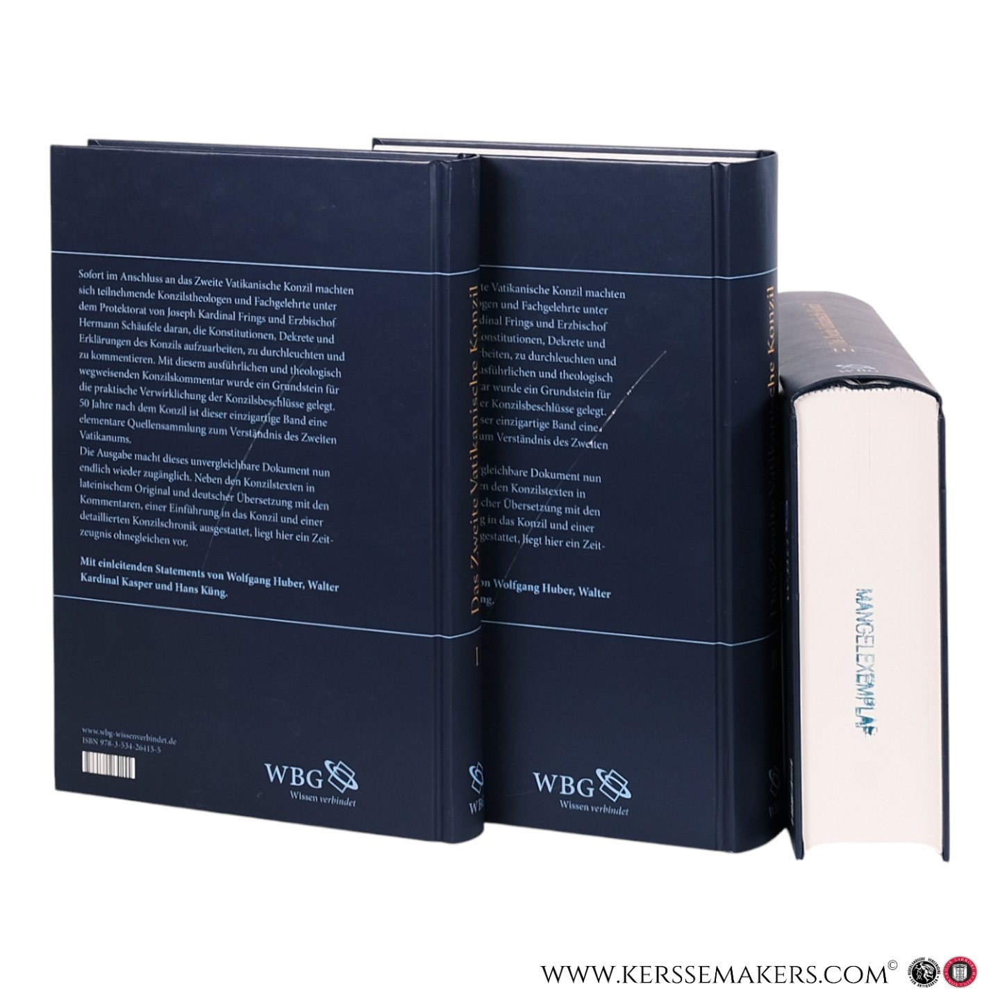 Höfer, Josef / Karl Rahner (eds.). - Das Zweite Vatikanische Konzil : Konstitutionen, Dekrete und Erklärungen (Lateinisch und Deutsch) - Kommentare I, II & III. [ 3 volumes ] (Lexikon für Theologie und Kirche, Erg. Bd 1,2 & 3).