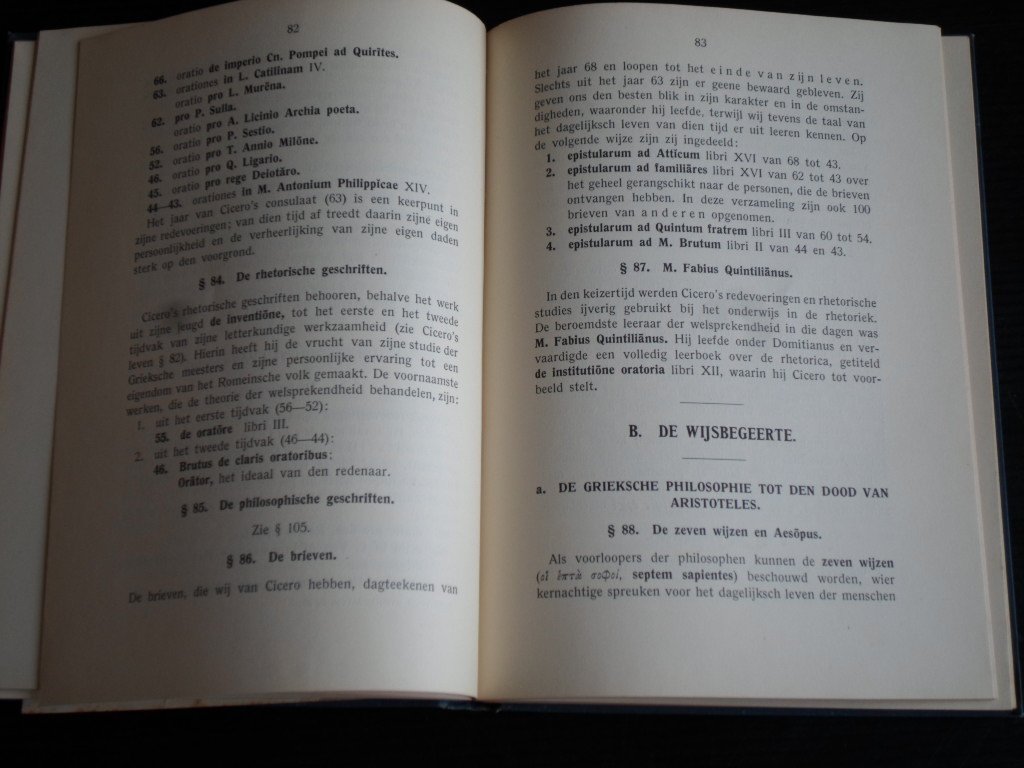 Wageningen, Dr.J.van - Gids voor Gymnasiasten, Oudheid