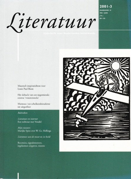 Oostrom, F.P. van e.a. (redactie) - Literatuur 2001/3, tijdschrift over Nederlandse letterkunde