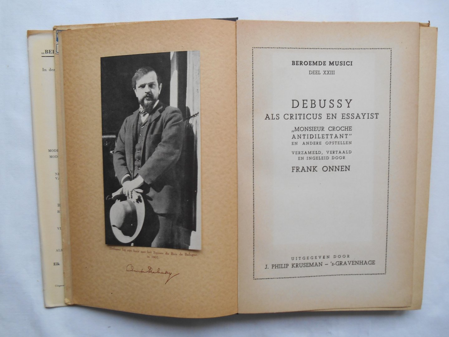 Debussy, Claude - Frank Onnen - Debussy als criticus en essayist.