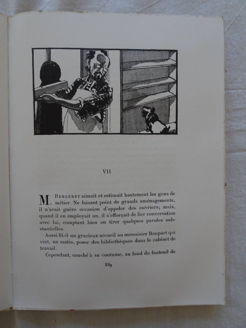 France, Anatole. - Oeuvres complètes. Illustrées de Anatole France. Tome XII. Histoire contemporaine- L'anneau d'améthyste- Monsieur Bergeret à Paris.