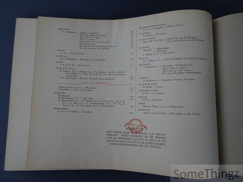 Bauweraerts, H. / Monden, L. / Van Laer, J. (ed). - Dit nieuw seizoen IV: Herfst.