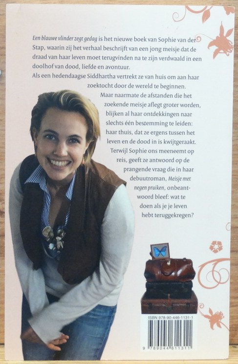 Stap, Sophie van der - blauwe vlinder zegt gedag