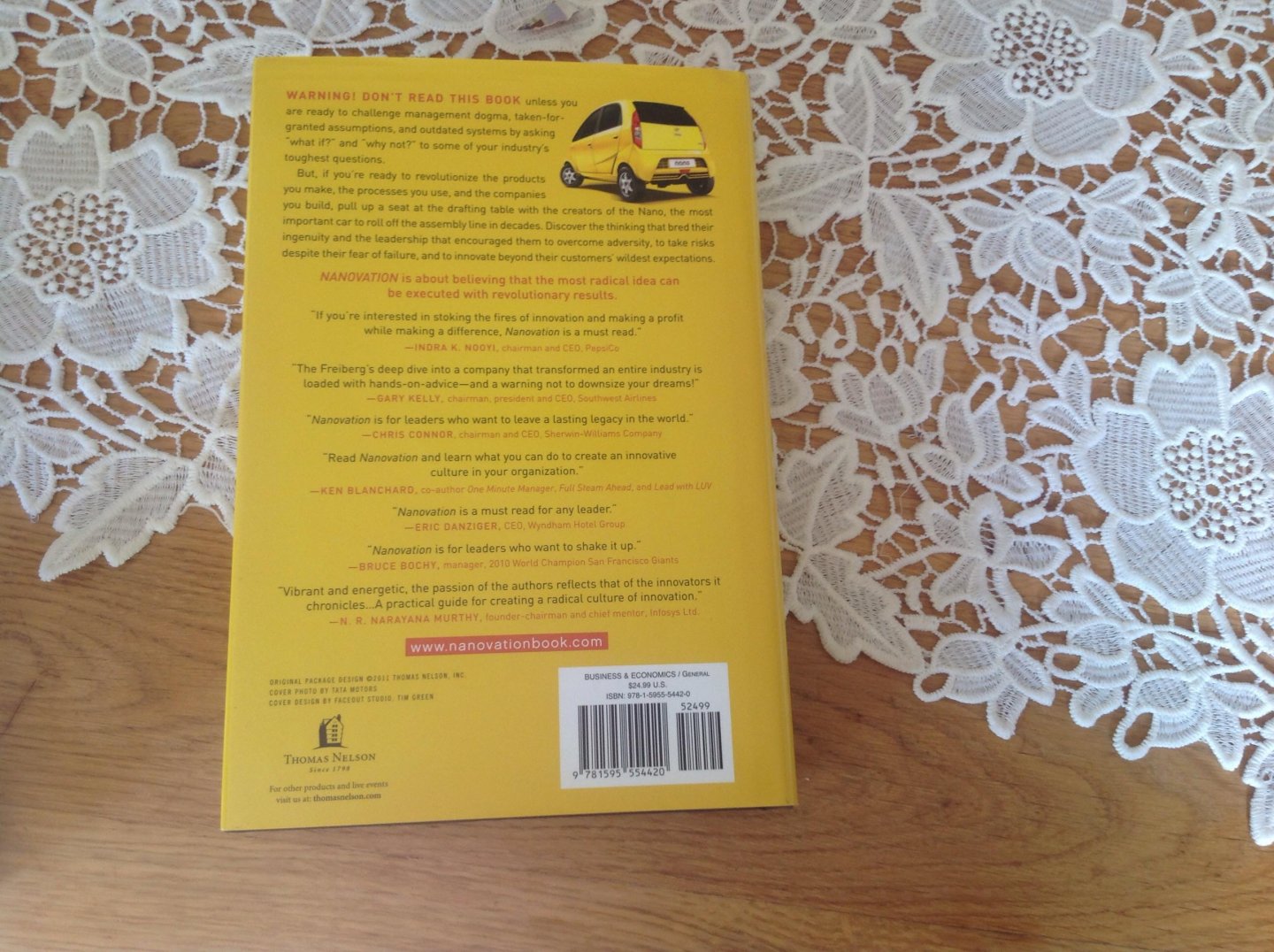 Freiberg, Kevin - Nanovation / How a Little Car Can Teach the World to Think Big and Act Bold