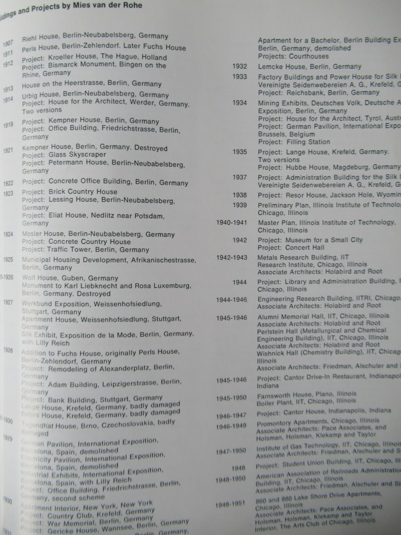 Speyer, James - Mies von der Rohe