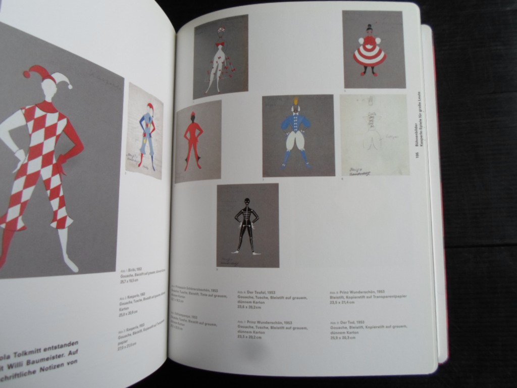 Catalogus bij tentoonstelling Kunstmuseum Stuttgart - Im Rampenlicht, Baumeister als Bühnenbildner