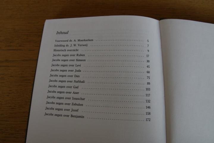 Verweij, Ds. J.W. - Jacobs Gemeente - 12 predikaties over de zonen van Jacob.