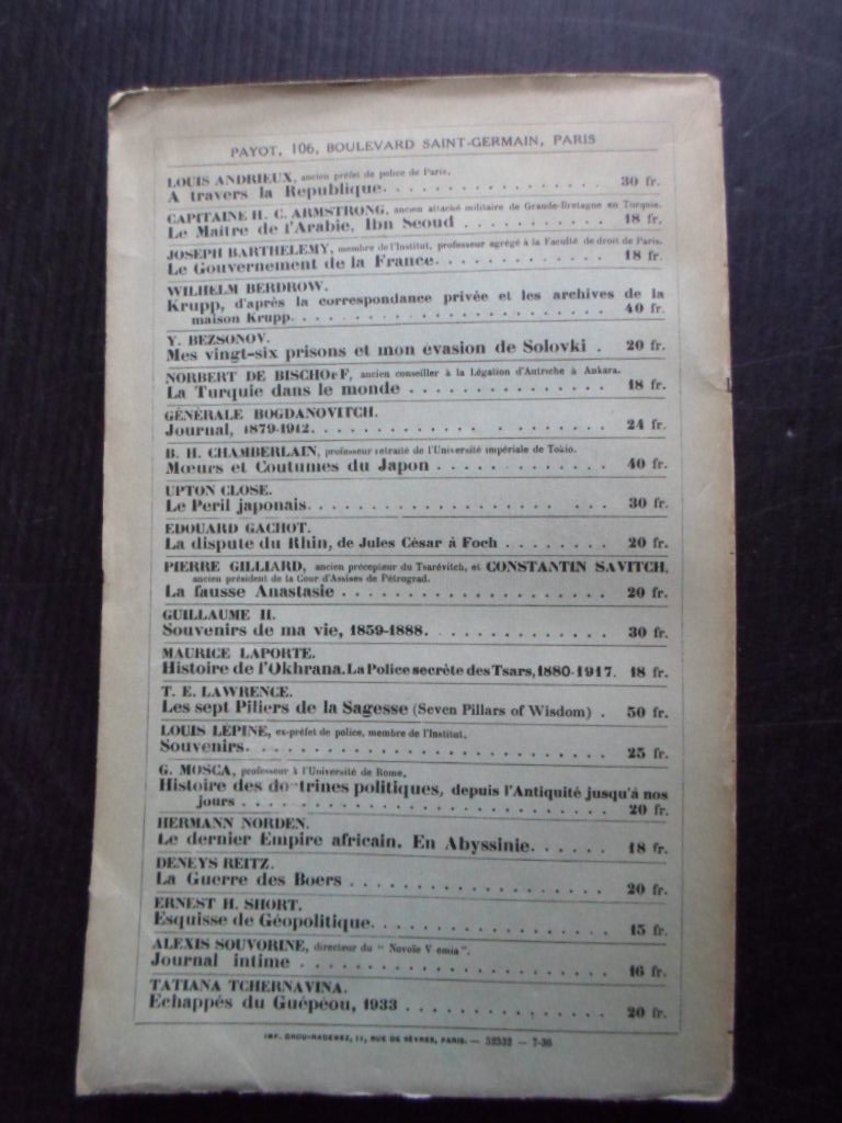 Kerenski, Alexandre - L’Expérience Kerenski