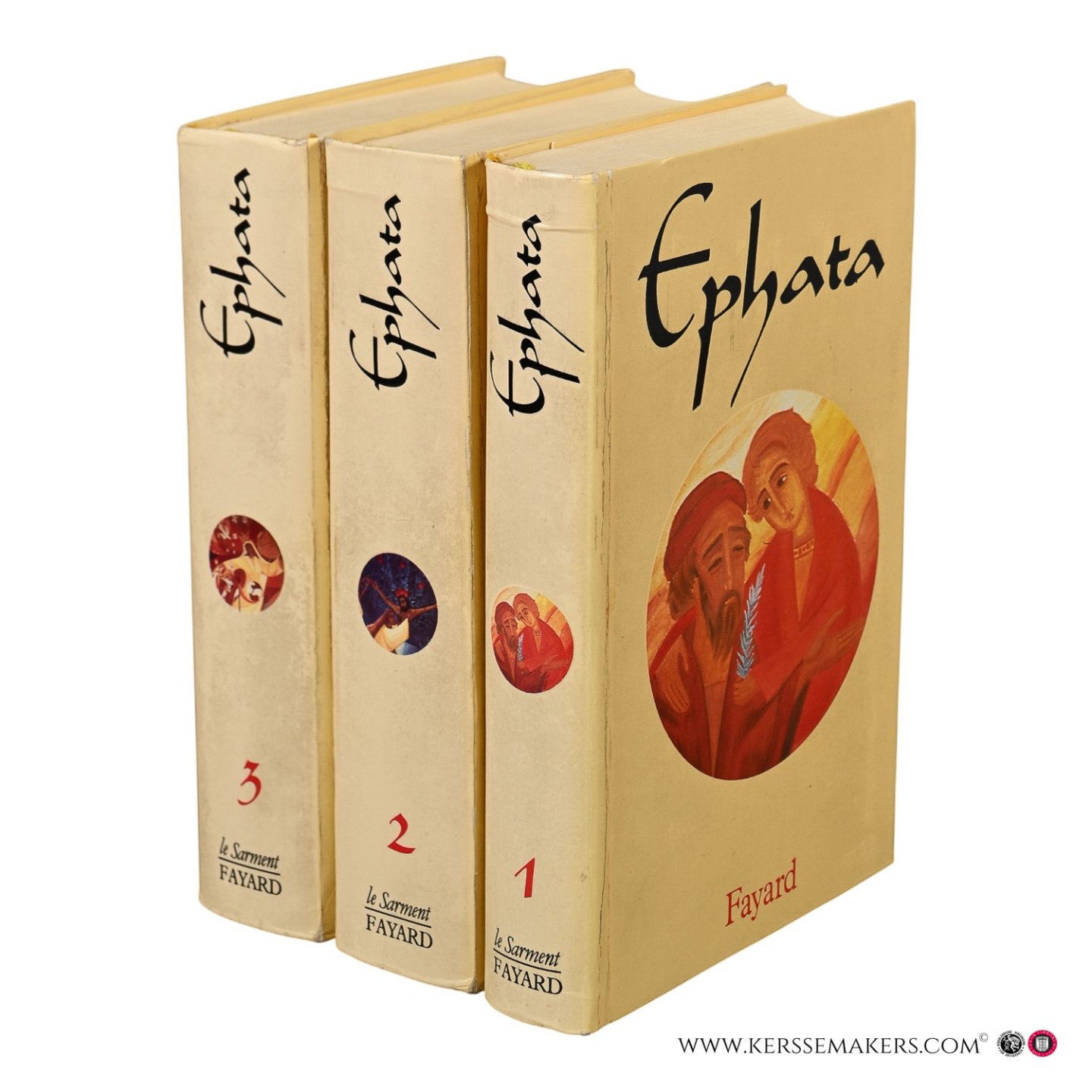 Ephata: - Ephata. Le livre du chrétien. Tome 1–3. [3 volumes]. Découpage de l'année liturgique en trois volumes. 1. Avent. Temps de la Nativité. Temps ordinaire 1 à 5. 2. Carême. Temps Pascal. Temps ordinaire 6 à 12. 3. Temps ordinaire 13 à 34.