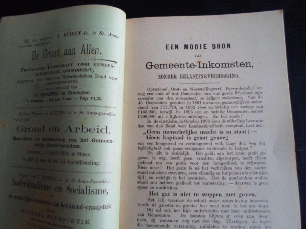 Brochure - Een mooie bron van Gemeente-inkomsten zonder belastingverhooging