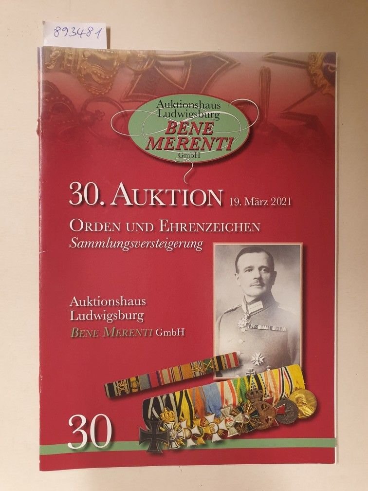 Bene Merenti GmbH: - 30. Auktion : 19. März 2021 :