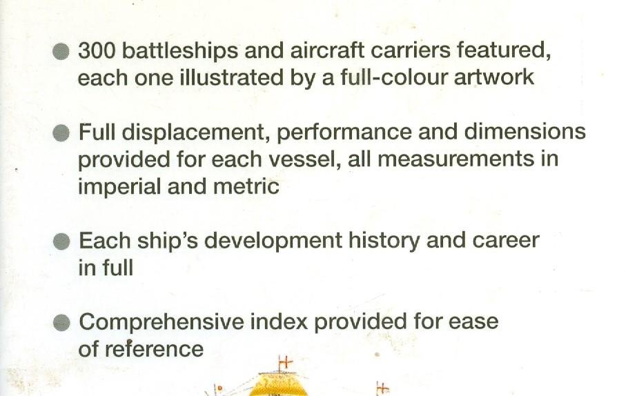 Crawford, Steve - Battleships and Carriers - Over 300 entries, fully illustrated and will full specifications