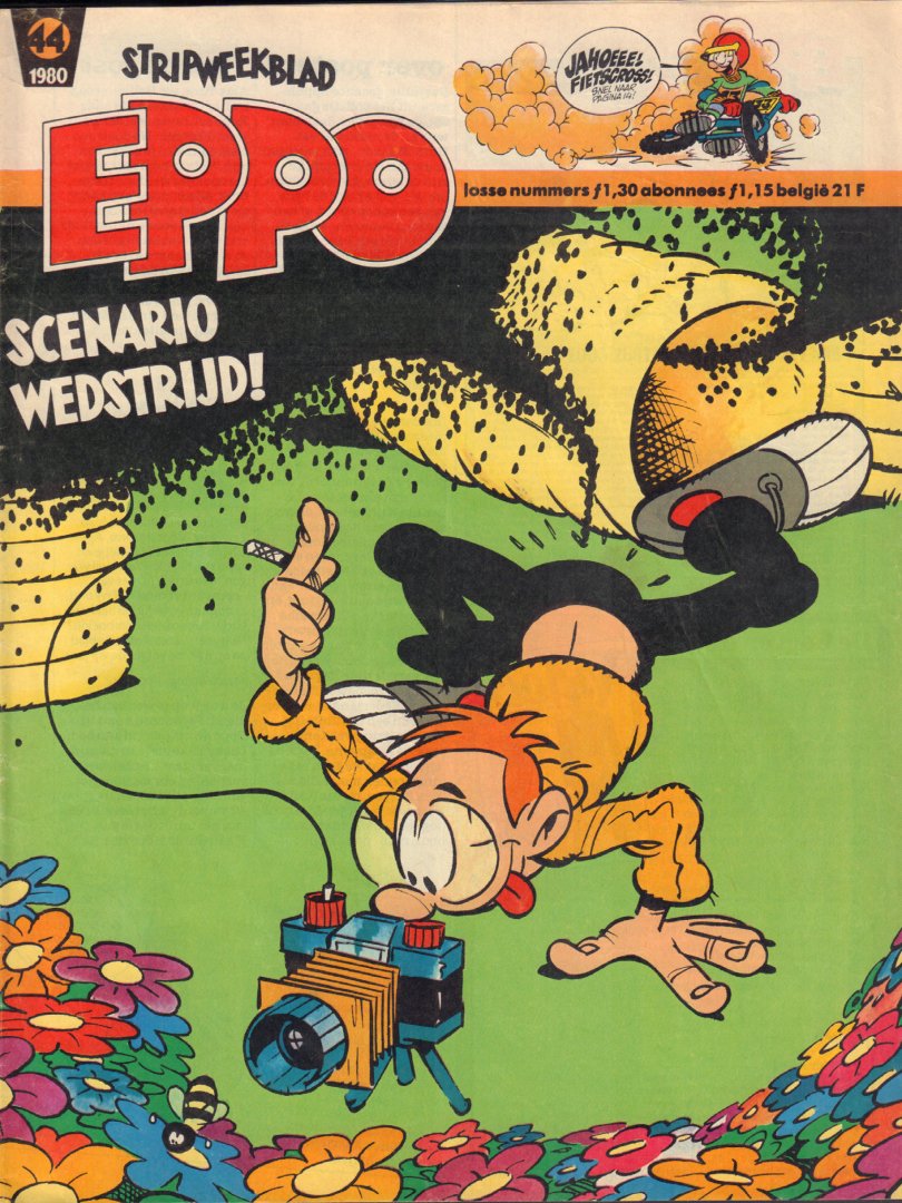 Diverse auteurs - Stripweekblad Eppo / Dutch weekly comic magazine Eppo 1980 nr. 44 met o.a./with a.o. DIVERSE STRIPS / VARIOUS COMICS a.o. STORM/LUCKY LUKE/STEVEN SEVERIJN/FRANKA/STEF ARDOBA/ROEL DIJKSTRA,  goede staat / good condition